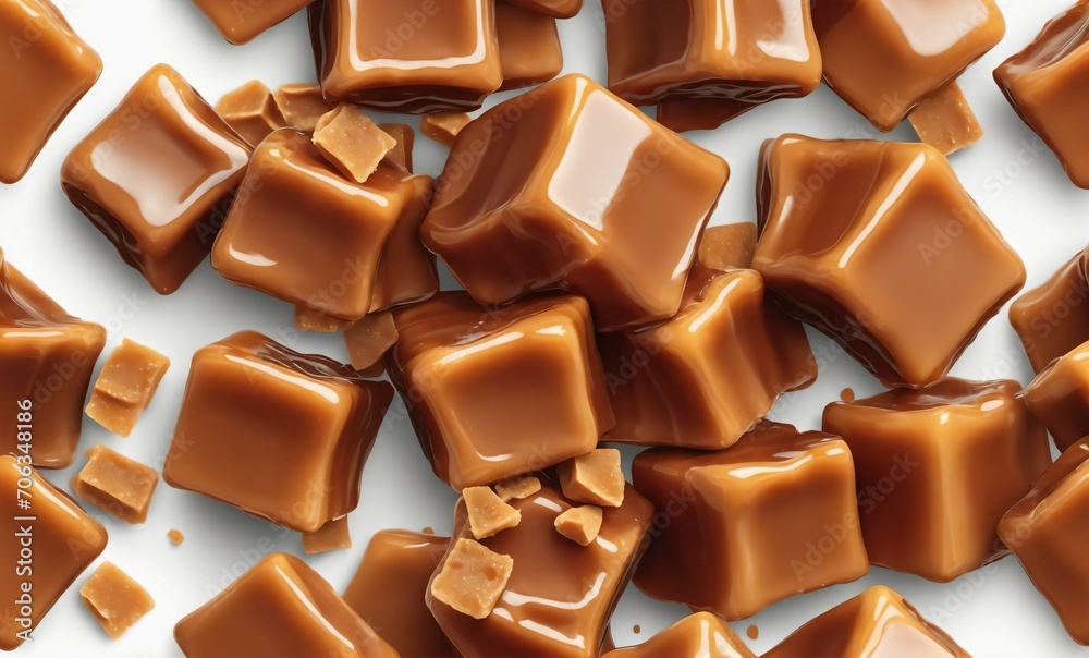 Caramel sauce or syrup splashes with toffee. Caramel sauce or syrup splashes with toffee.