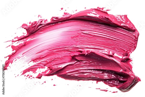Close up of a lipstick stain on a white surface. Suitable for beauty, makeup, or fashion-related projects