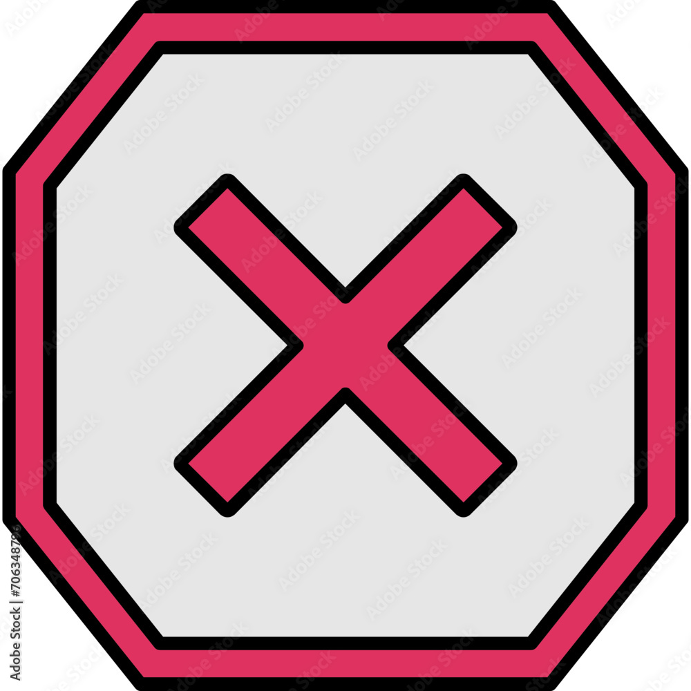 Obraz premium Cross Icon