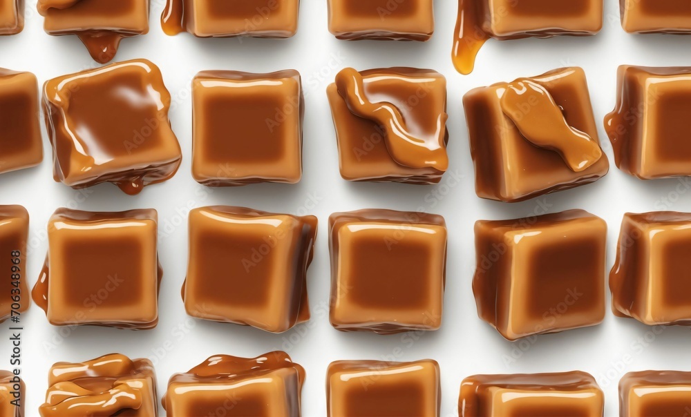 Caramel sauce or syrup splashes with toffee. Caramel sauce or syrup splashes with toffee.