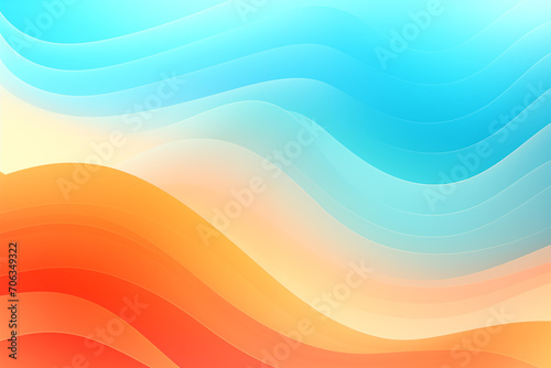 A Colorful Background Infused with Textured Minimalist Abstractions, Featuring Digital Gradient Blends, Retro Filters, and a Playful Palette of Light Cyan and Orange.