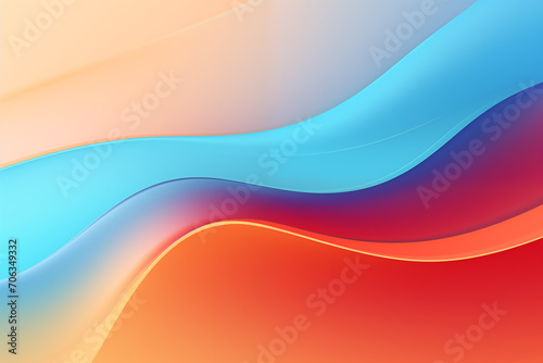 A Colorful Background Infused with Textured Minimalist Abstractions, Featuring Digital Gradient Blends, Retro Filters, and a Playful Palette of Light Cyan and Orange.