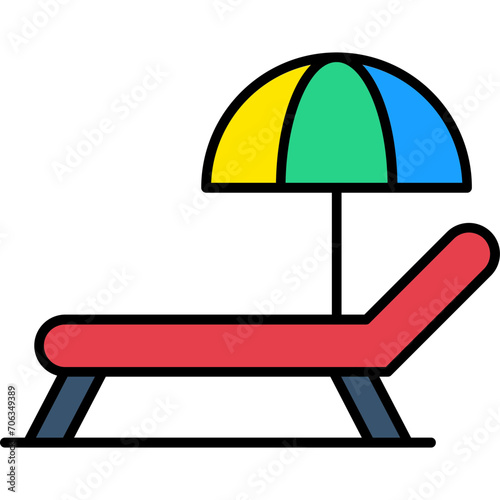 Sunbed Icon