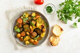 Vegetarian stew with mixed vegetables