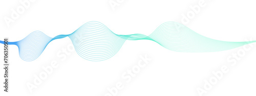 Abstract colorful blue sound, voice, music curved and wave lines background.  Abstract volume voice technology vibrate wave and music background. Abstract music wave, radio signal, voice background.