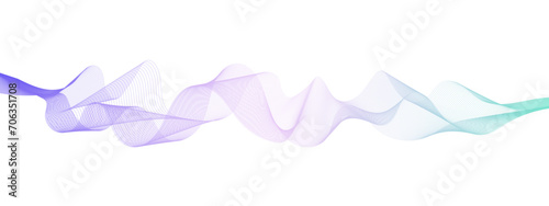 Abstract voice sound wave pattern element, Voice sound wave liens and audio technology background.