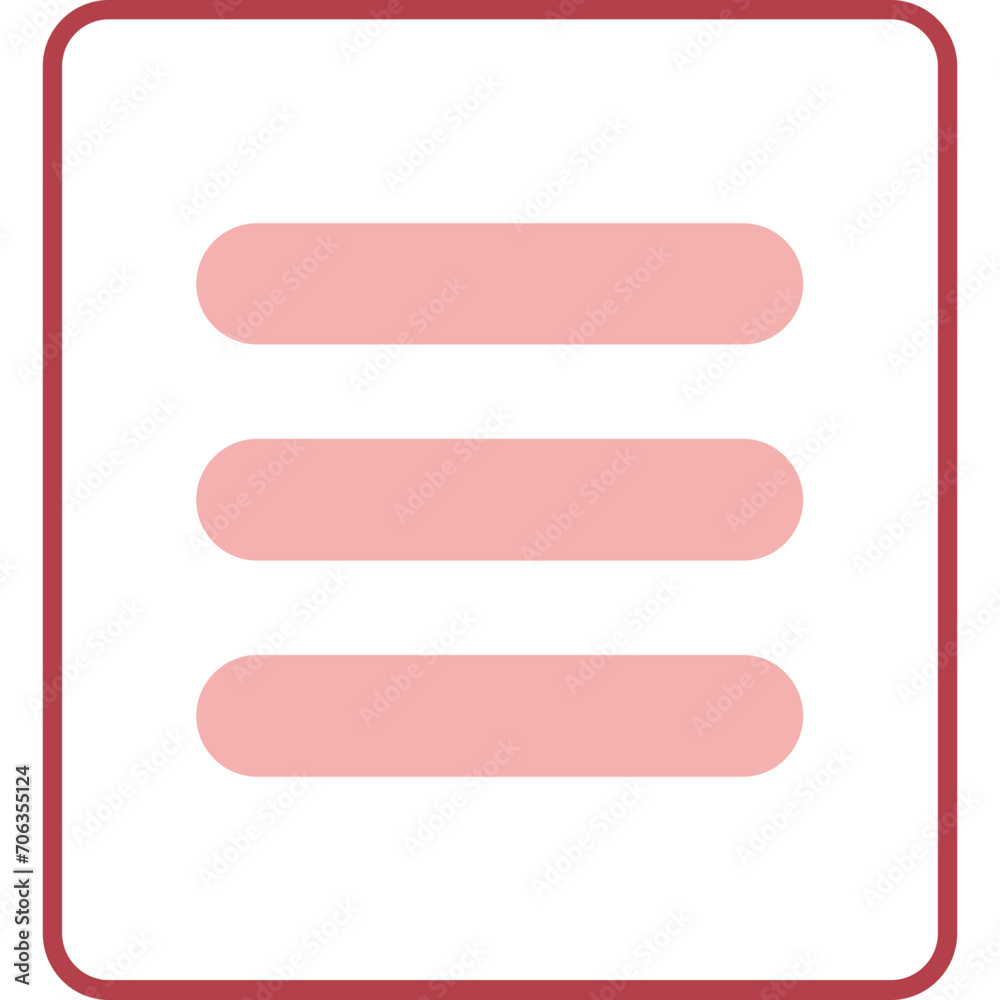 Obraz premium Menu Icon