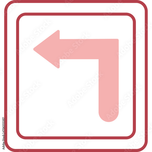 Free Download Turn Left Icon - GFXLoad