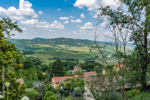 Views travelling around Montepulciano, Tuscany, Italy