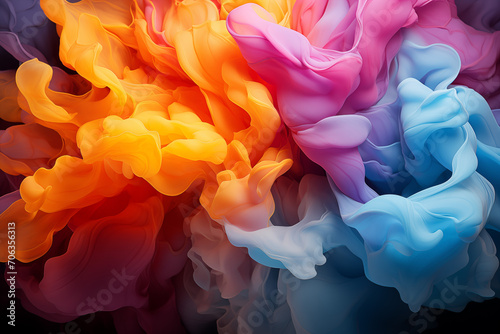Artistic colorful background – AI generative
