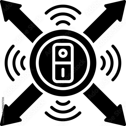 Accelerometer Sensor Icon