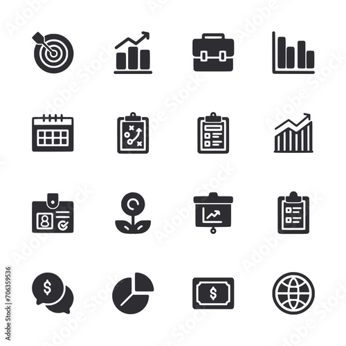 Business Management icon set