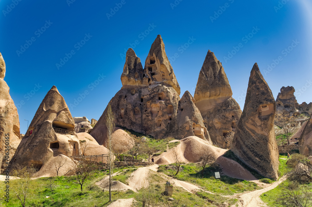 Sightseeing during visit to Cappadocia, Turkey.