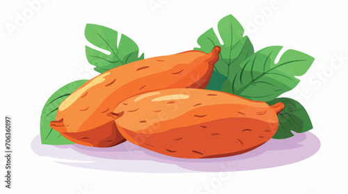 Sweet potato illustration vector