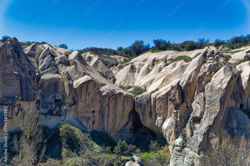 Sightseeing during visit to Cappadocia, Turkey.