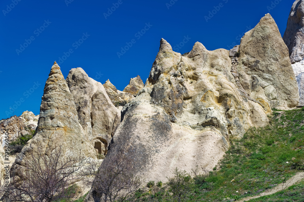 Sightseeing during visit to Cappadocia, Turkey.