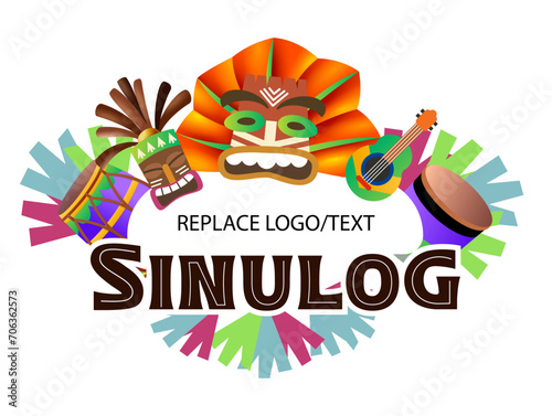 Colorful Celebration: Fun Sinulog Festival Design