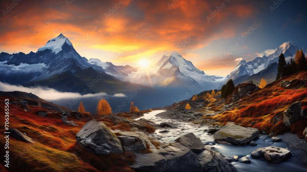 Autumn mountains