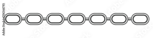 chain link vector isolated on white