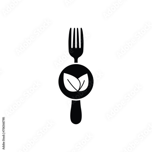 Vegetarian food icon vegan food icon vector 