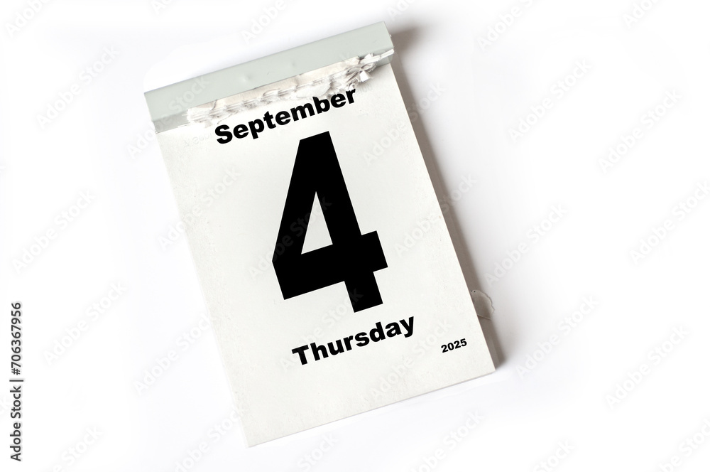 4 . September 2025 4 . September 2025