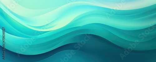 Abstract turquoise gradient background photo