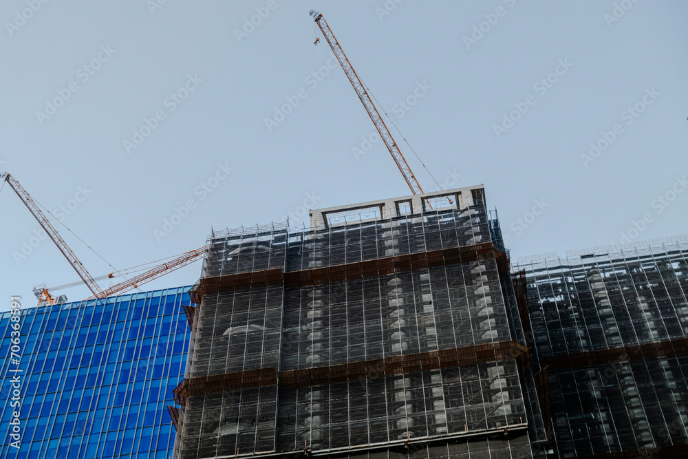Construction site. Construction site.