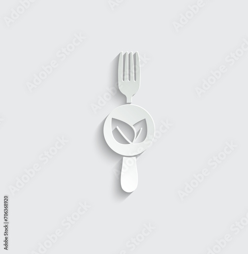 Vegetarian food icon vegan food icon vector 