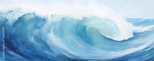 Abstract water ocean wave, cyan, sky blue, baby blue texture © GalleryGlider