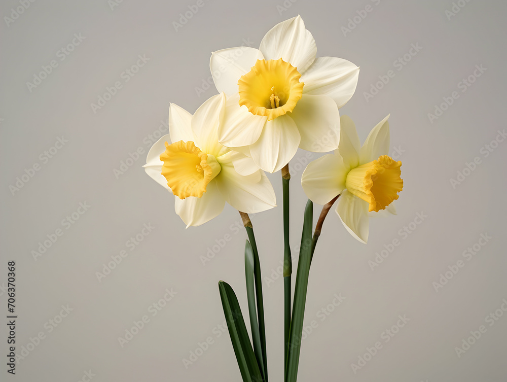 Narcissus flower in studio background, single Narcissus flower, Beautiful flower images Narcissus flower in studio background, single Narcissus flower, Beautiful flower images