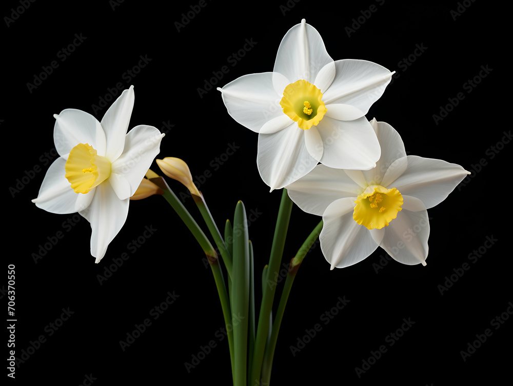 Narcissus flower in studio background, single Narcissus flower, Beautiful flower images Narcissus flower in studio background, single Narcissus flower, Beautiful flower images