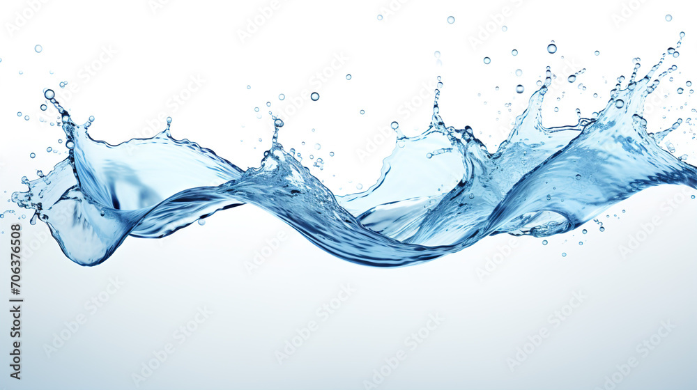 Obraz premium water splash isolated