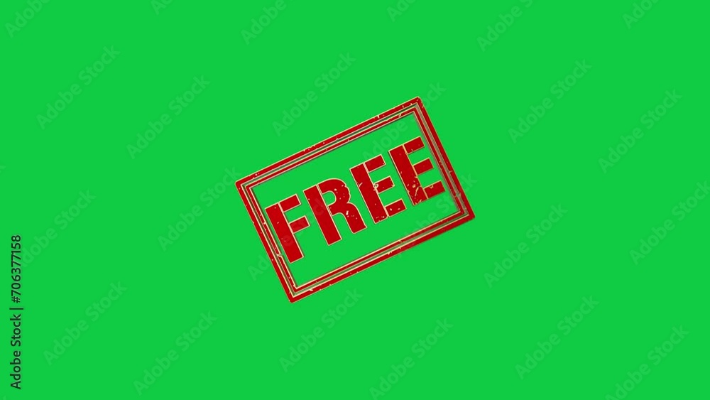 free 3d text stamp on green background 4k loop animation, red and gold rubber stamp shopping design element free 3d text stamp on green background 4k loop animation, red and gold rubber stamp shopping design element