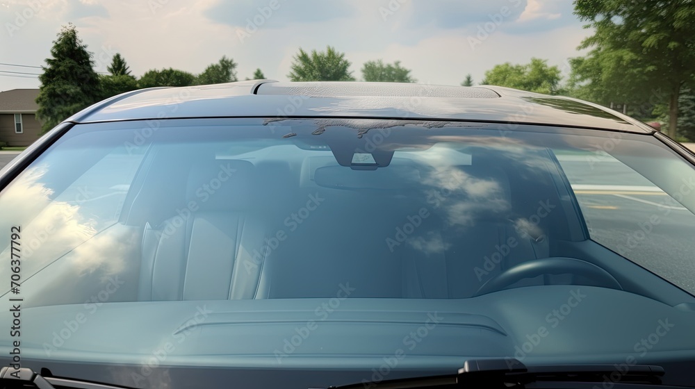 view of a car windshield view of a car windshield