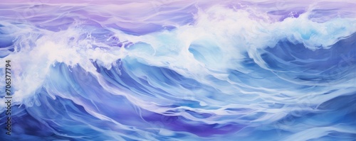 Abstract water ocean wave, violet, lavender, periwinkle texture © GalleryGlider