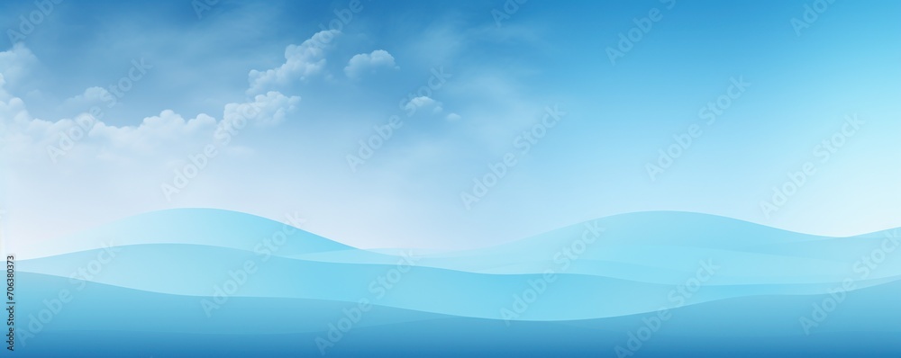 Azure blue pastel gradient background soft