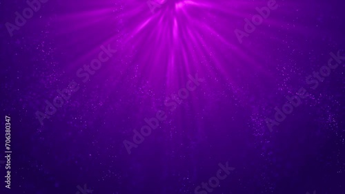 Dynamic video of stage beams and sparkling wave dots on a purple background, flashing flying wave dots on a purple background, dynamic background of the stage