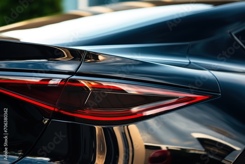 Taillights of a new modern car
