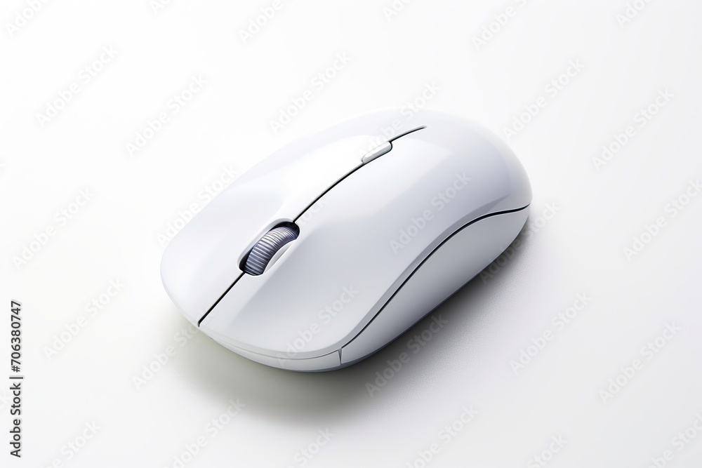 Modern computer mouse on white background Modern computer mouse on white background