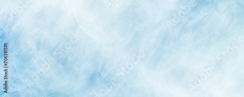 Baby blue white grainy background, abstract blurred color gradient noise texture