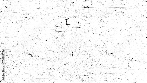 Black grainy texture isolated on white background. Distress overlay textured. Grunge design elements. Distressed texture background with black and white colors. Abstract dust texture