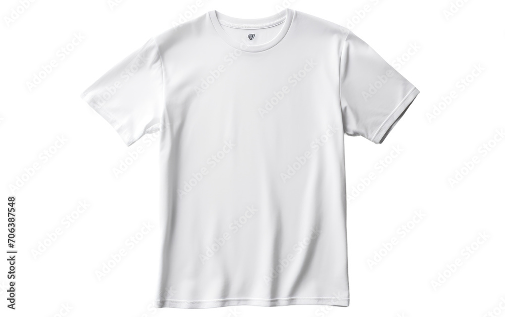 A Cotton T-Shirt for Effortless and Relaxed Style on White or PNG Transparent Background