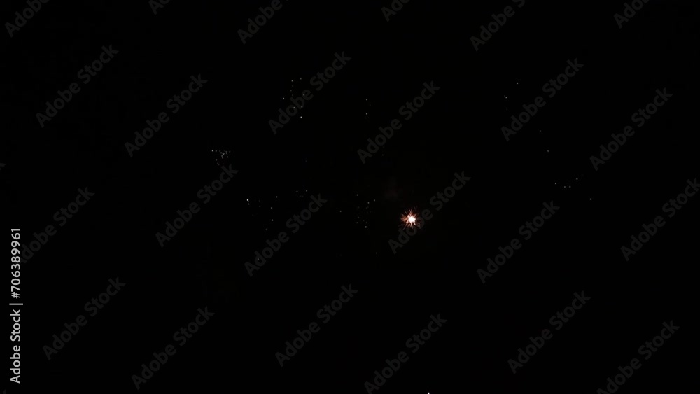 Beautiful fireworks on the background of the black night sky, holiday celebration, fun, happiness, overlay Beautiful fireworks on the background of the black night sky, holiday celebration, fun, happiness, overlay