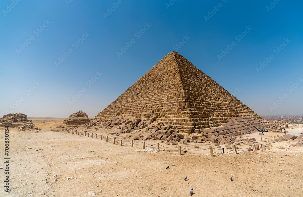 pyramid in the desert in luxor egypt pyramid in the desert in luxor egypt