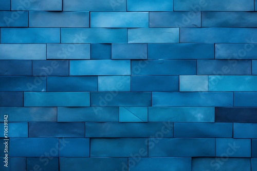 Urban Blues: Elevating Designs with a Stylish Brick Wall Background