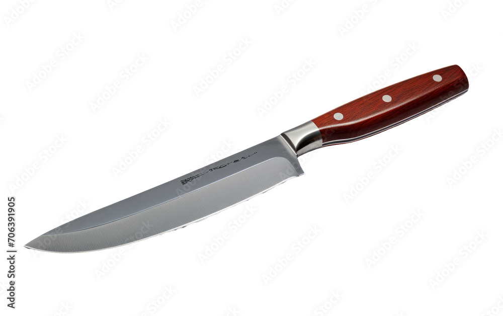 Navigating Flavors with the Perfect Kitchen Knife on White or PNG Transparent Background Navigating Flavors with the Perfect Kitchen Knife on White or PNG Transparent Background