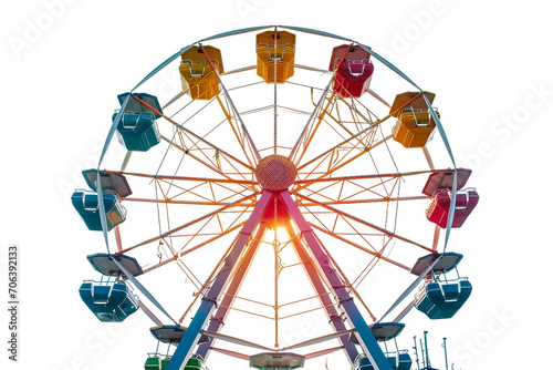Ferris Wheel isolated on transparent background