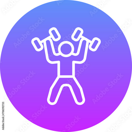 Weightlifter Icon