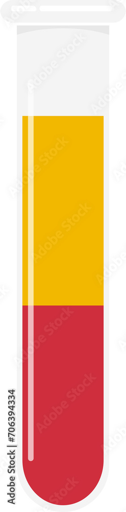 혈액관 혈장분리 혈액실험 이미지 아이콘 Stock Illustration | Adobe Stock