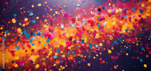 colorful confetti abstract background